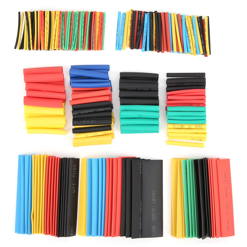 656pcs Heat Shrink Tube Wire Wrap Sleeves Data Insulated Cable Protect Sheath Waterproof