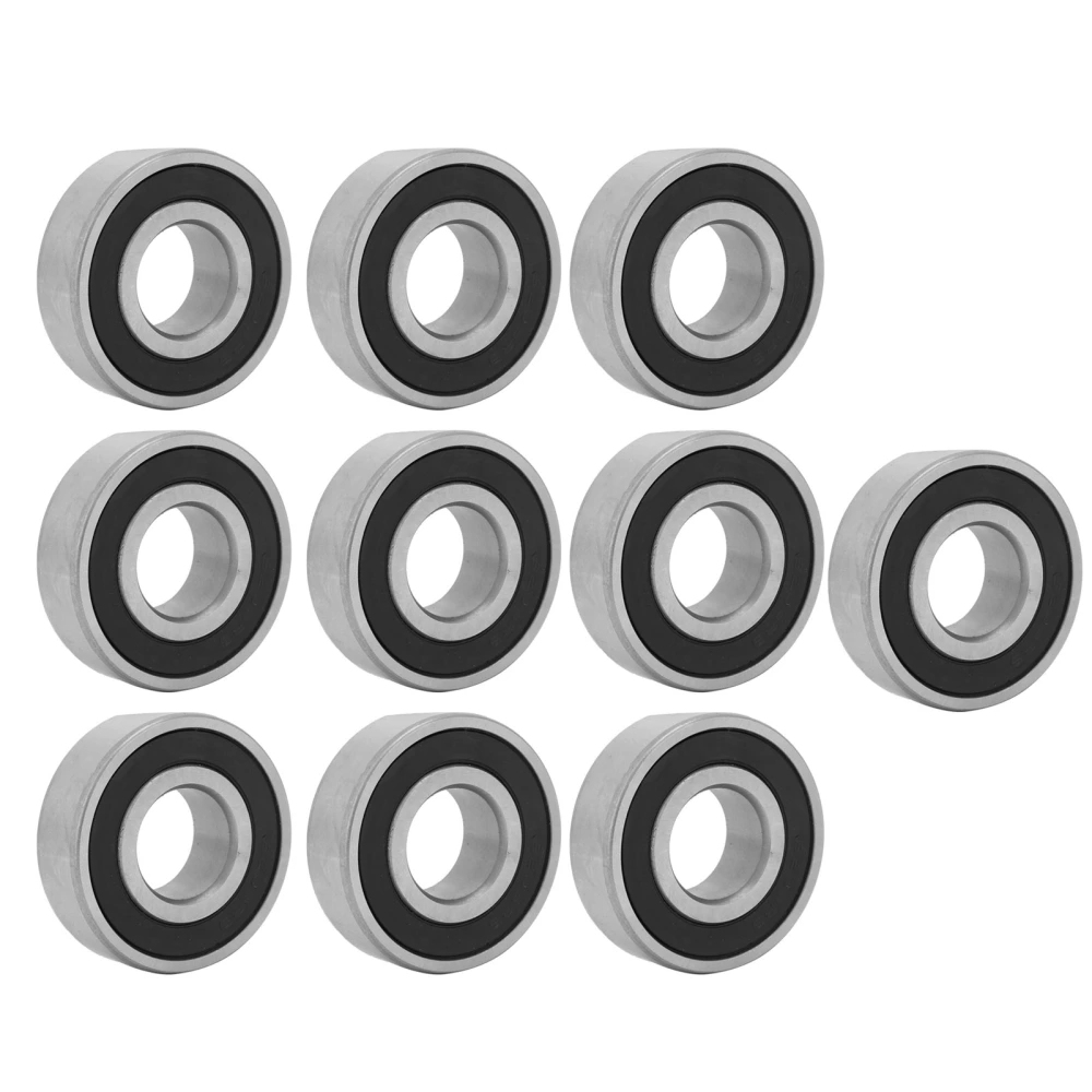 10Pcs 6203RS Bearing Steel Deep Groove Ball Bearing 17mm