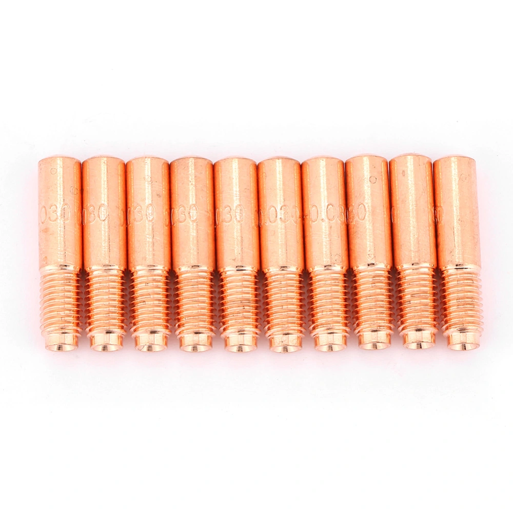 10pcs/set MIG Welding Contact Tips 030" 0.8MM for Miller 000067