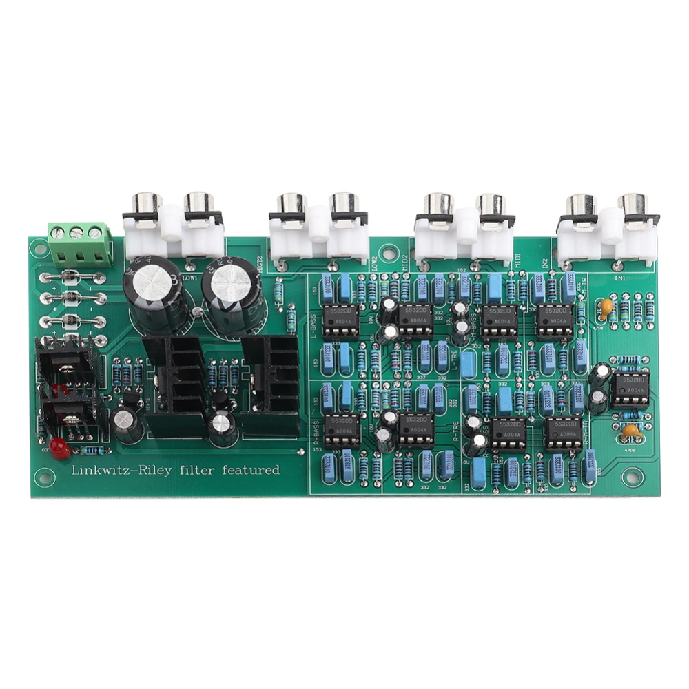 Linkwitz-Riley 3-way electronic 6-Channel Frequency Dividing Board 310HZ/3.1KHZ