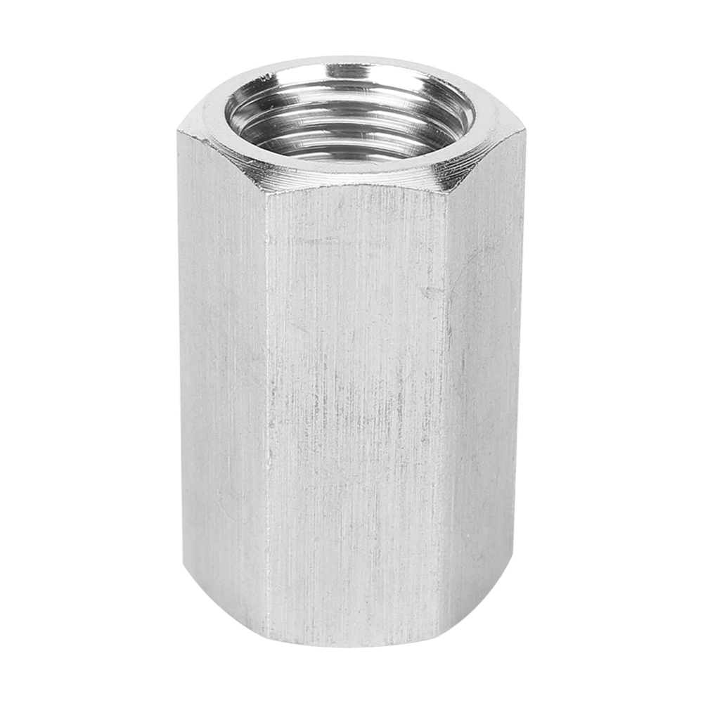 Stainless Steel BSPP Female Thread Hex Nut Rod Adapter Fitting for Water Pipe Connection(1/2in)