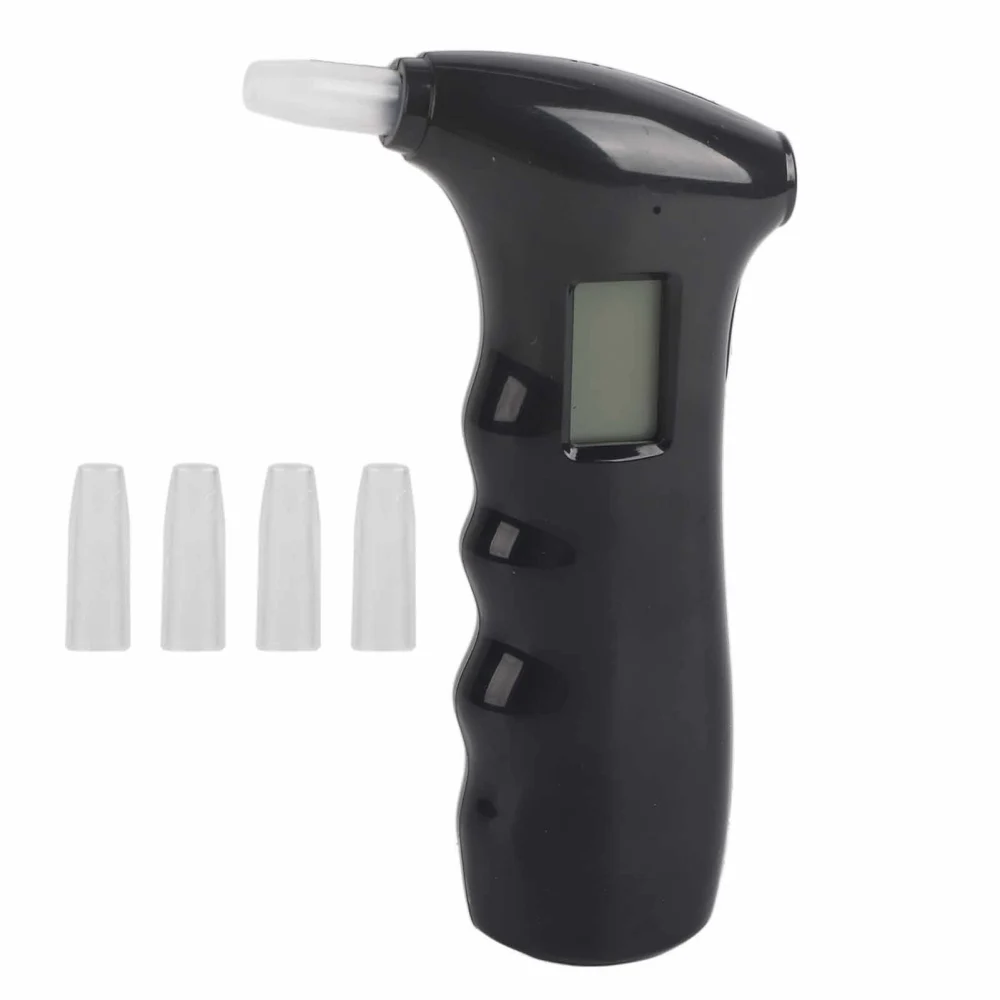 Mini LCD Display Digital Protable Breathalyzer Professional Police Breath Alcohol Tester