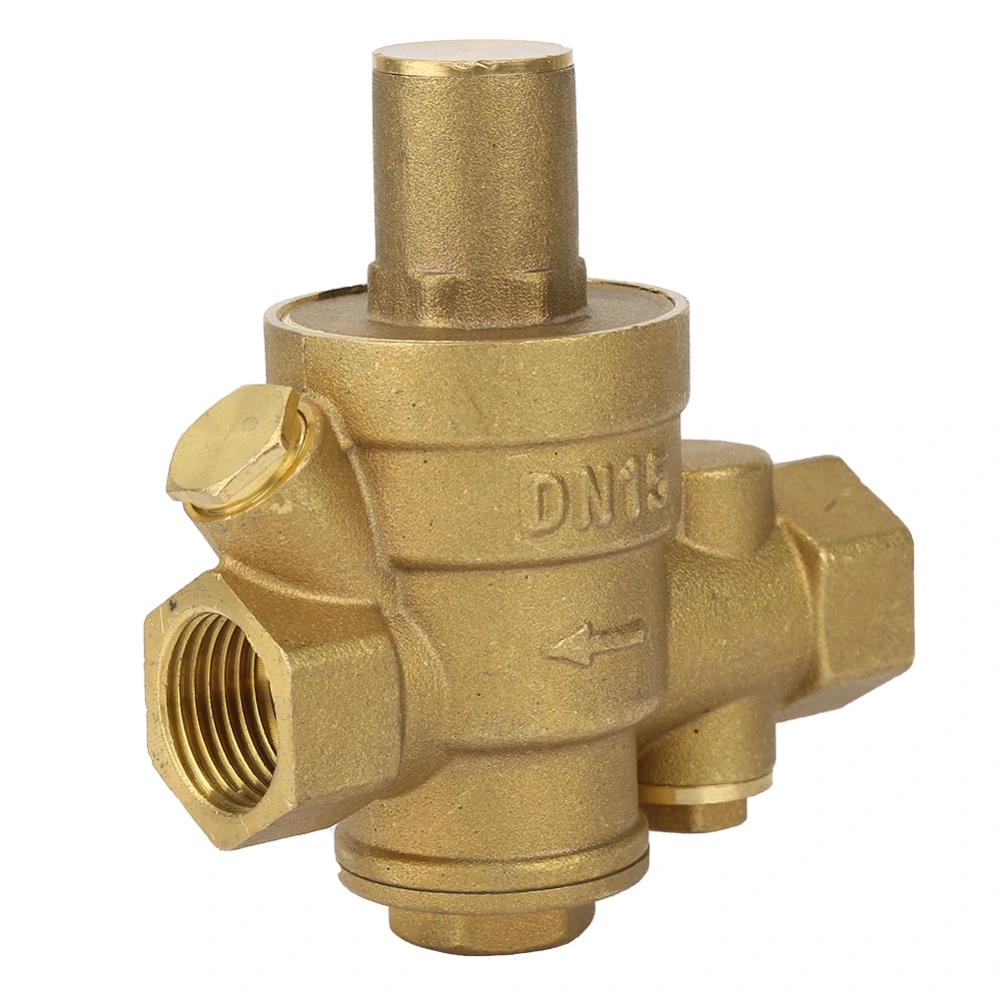 DN15 Adjustable Brass Reducing Valve with Strainer For Water Oil Gas