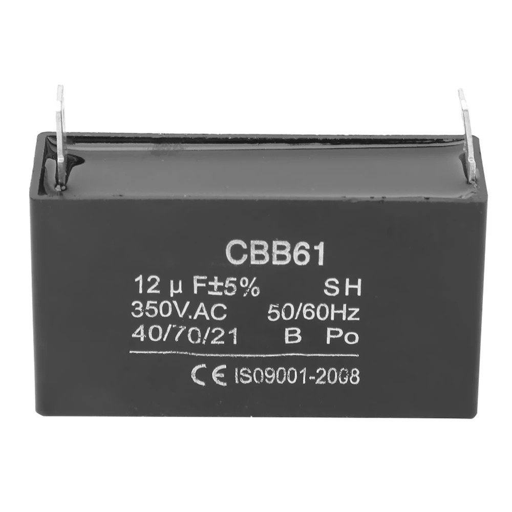 CBB61 Capacitor Gasoline Generator Starting Air Conditioning Motor Capacitor 350VAC 12UF