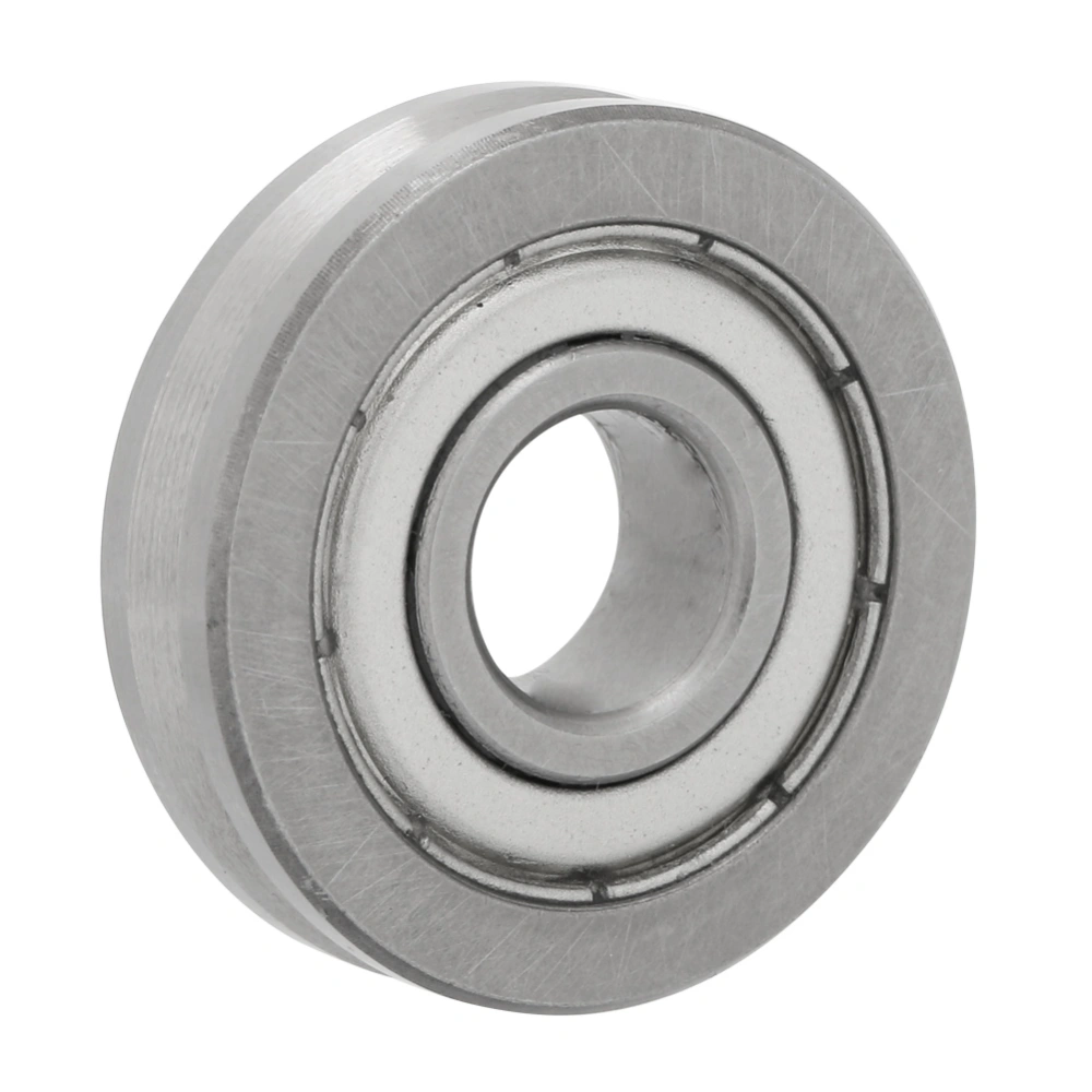 V6000ZZ Steel V Grooved Single Roller Guide Bearing 10mm Bore 30mm OD 8mm Thickness