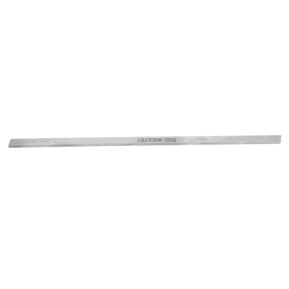 HSS High Speed Steel Lathe Turning Tool Square White Steel Bar Strip (3*6*200mm)