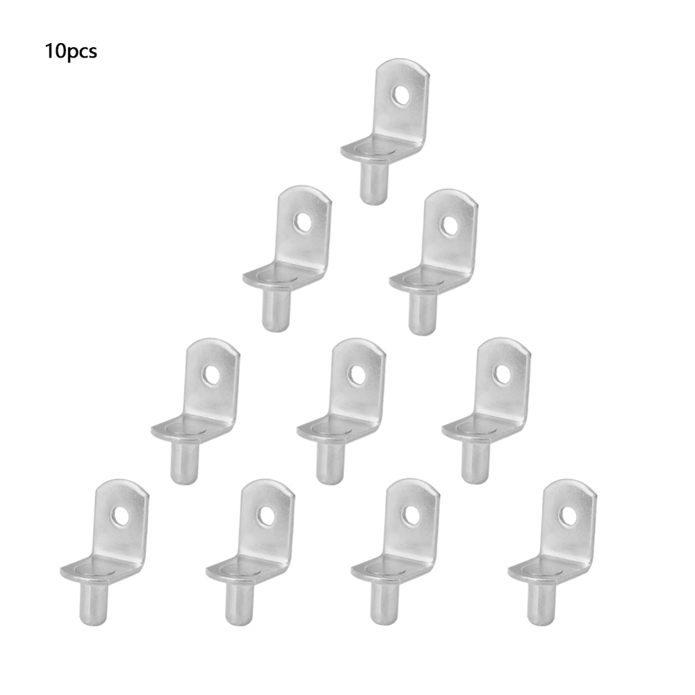 10pcs Shelf Bracket Cabinet Furniture Shelf Pins Supports Wall Mount