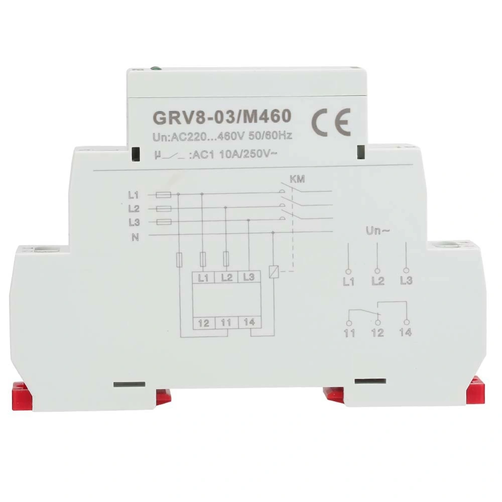 GRV8-03 Three Phase Voltage Monitoring Phase Failure Protection Relay Phase Sequence(M460)