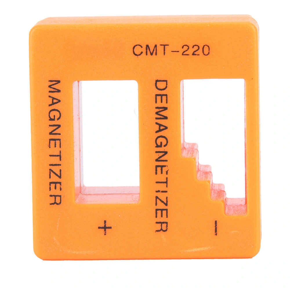 2 in 1 Quick Magnetization and Demagnetization Tool Magnetic for Screwdriver(Orange)