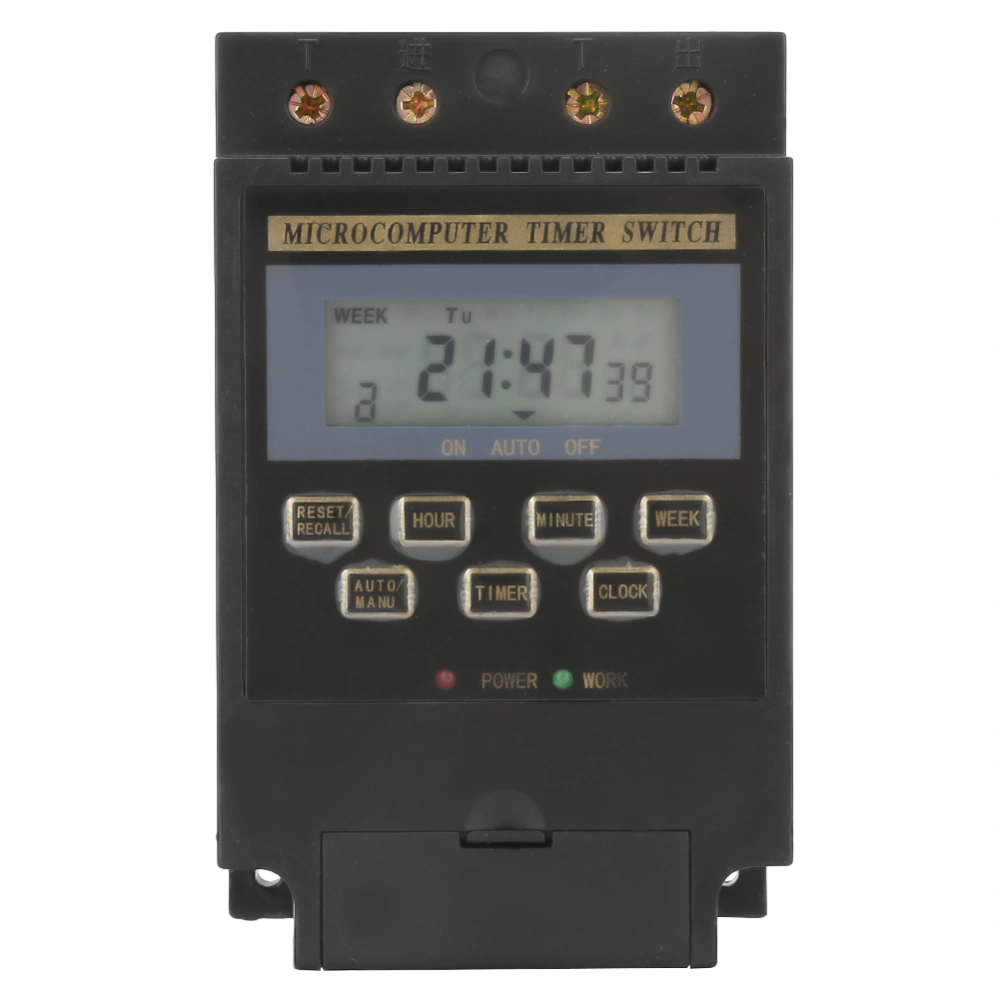 KG316T Digital Timer Controller Microcomputer Programmable Timer Switch AC220V 25A