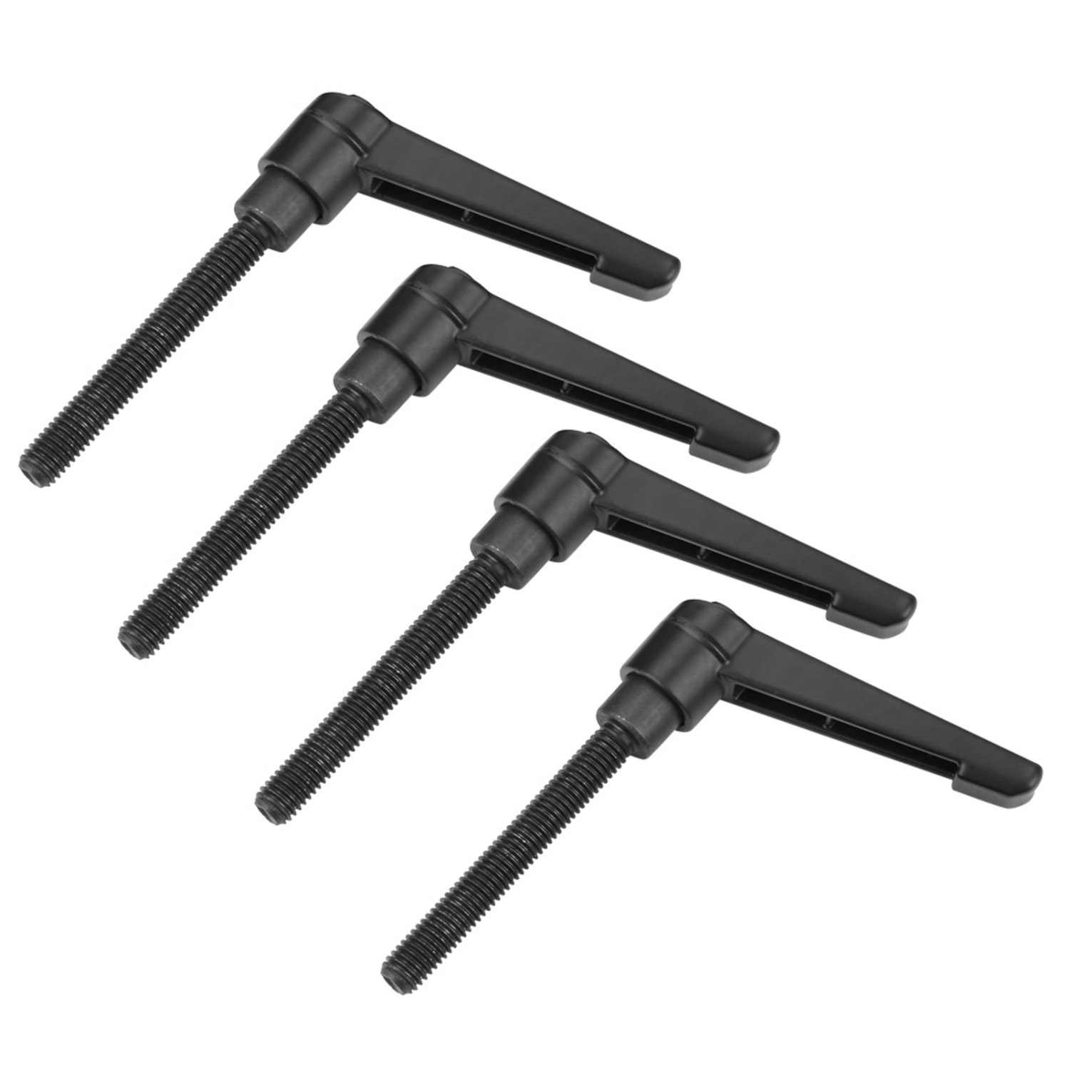 4PCS Metal Machine Knobs Adjustable Fixing Handle M8 Male Thread (32mm)