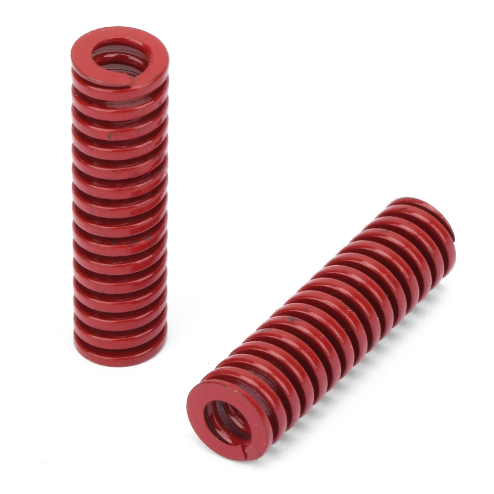 2pcs OD 10mm ID 5mm High Accuracy Steel Red Medium Load Mould Die Spring (TM10*80mm)