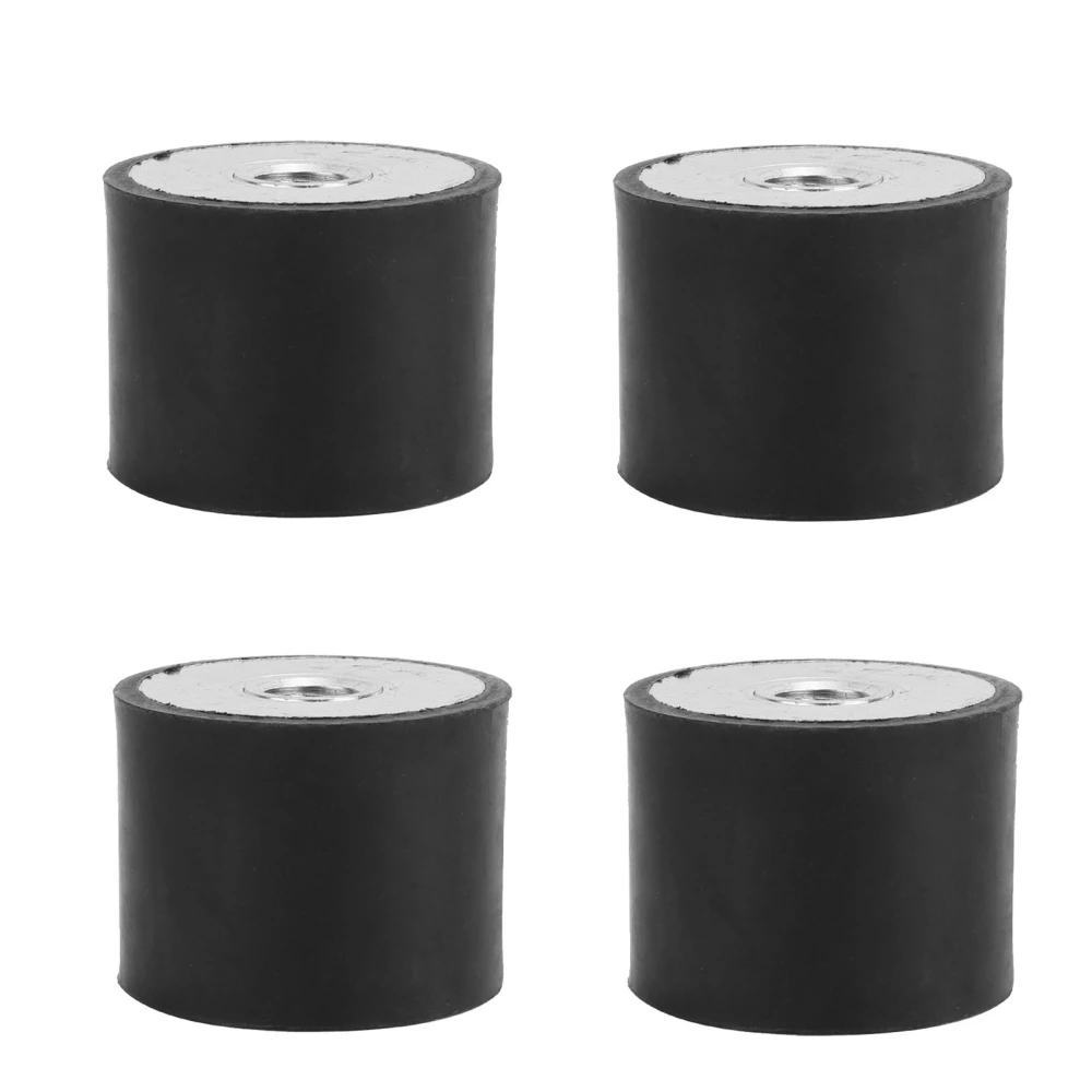 4pcs Female Thread Rubber Mount Anti Vibration Bobbin Isolator Damper (DE40*30 M10)