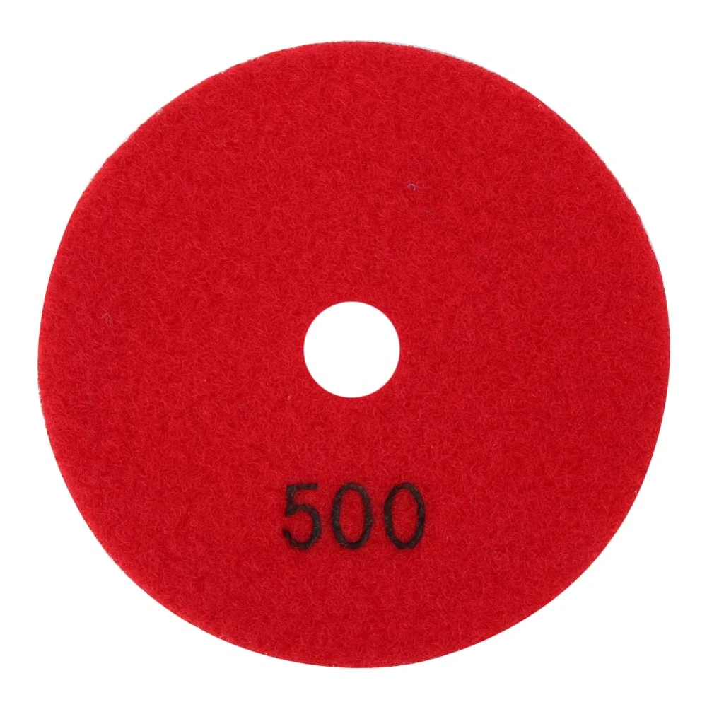 4inch Round Diamond Polishing Pad Granite Marble Grinding Disc Wet Polisher Tool (500#)