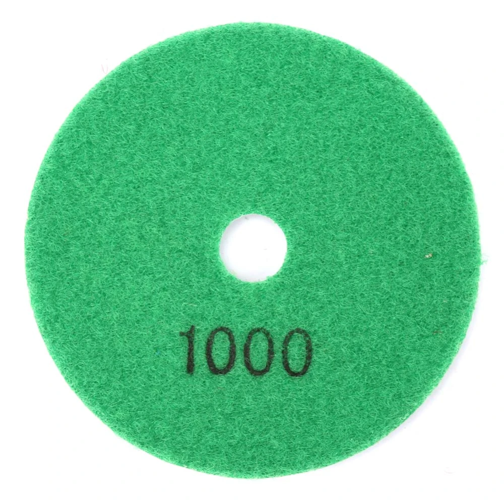 4inch Round Diamond Polishing Pad Granite Marble Grinding Disc Wet Polisher Tool (1000#)