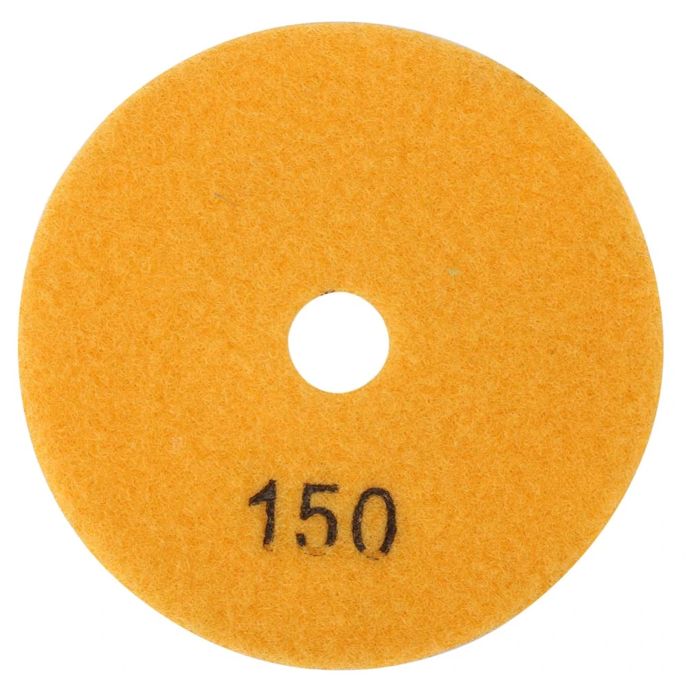 4inch Round Diamond Polishing Pad Granite Marble Grinding Disc Wet Polisher Tool (150#)