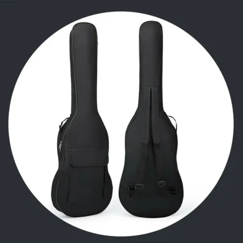 Waterproof Electric Bass Guitar Bag Soft Oxford Cloth Instrument Case Backpack