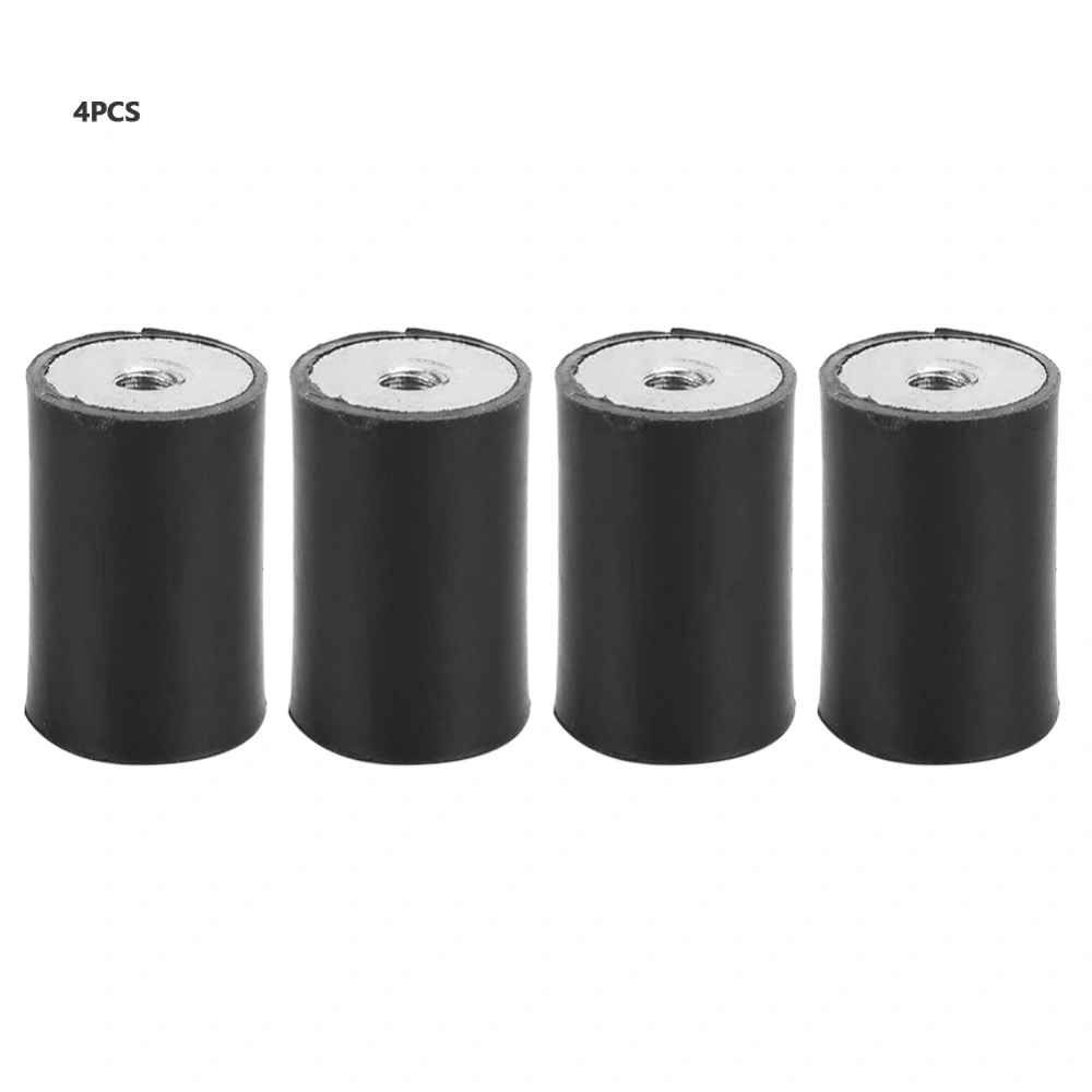 4 Pcs Non toxic Rubber Anti vibration Mount Bobbin Isolator Damper(DD20*30 M6)