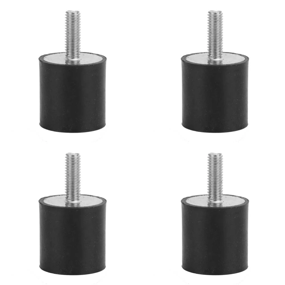 4PCS Anti Vibration Rubber Bobbin Mount Isolator Anti Shock Vibration Absorber (VE25*25 M6*18)