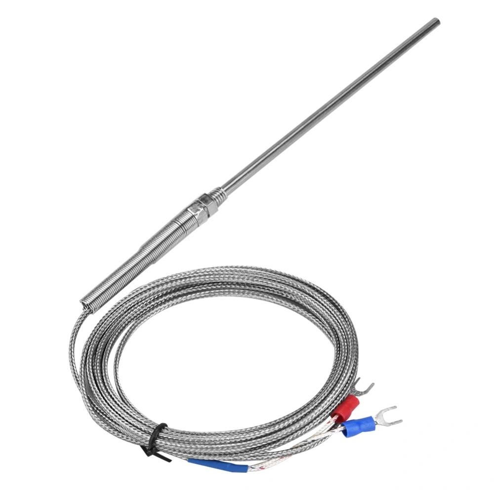 M8 Thread Type K Thermocouple 150mm Probe Temperature Sensor Wire 0-400℃ (3 m)