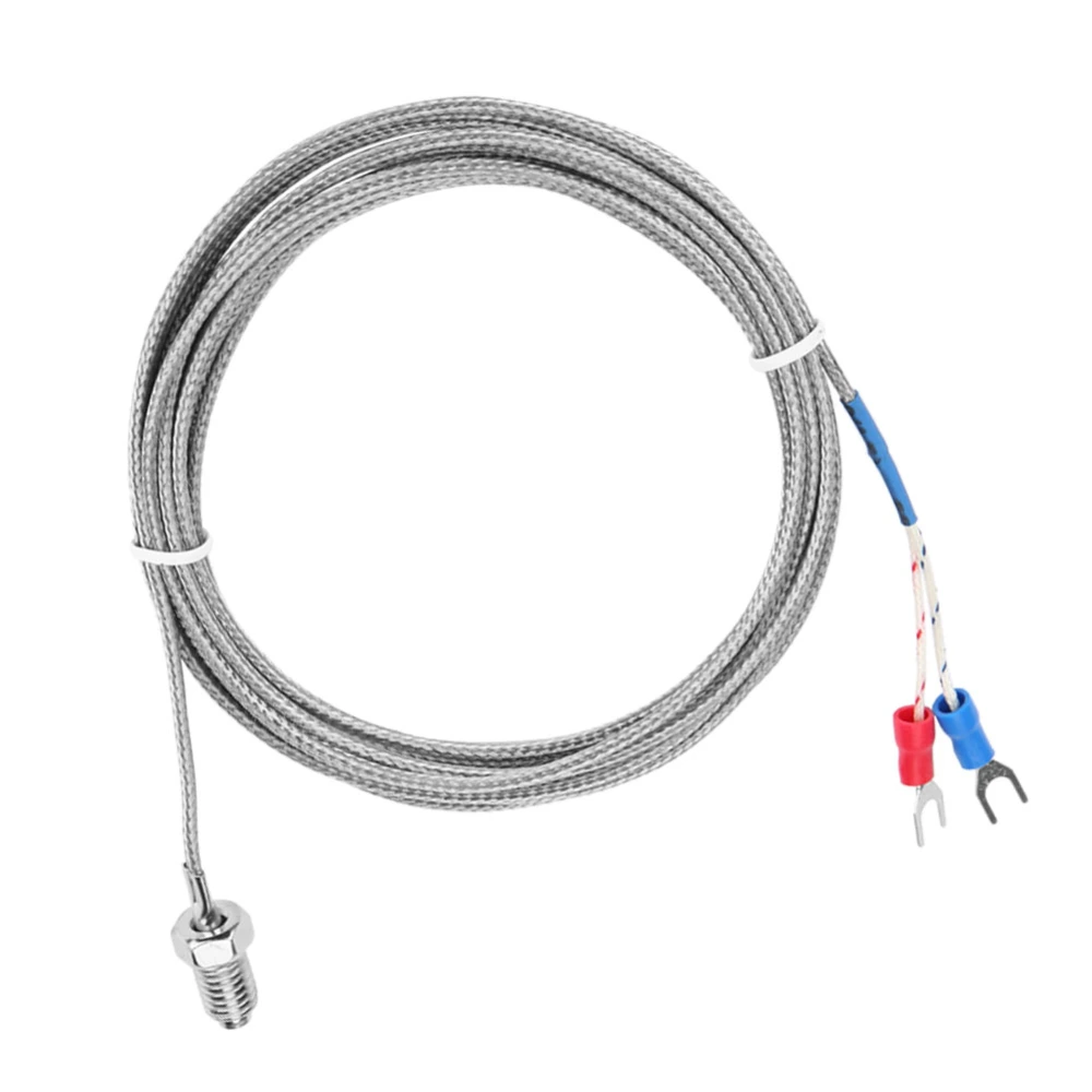 M8 Screw Thread Type K Thermocouple Temperature Sensor Wire 0-400℃ (3 m)