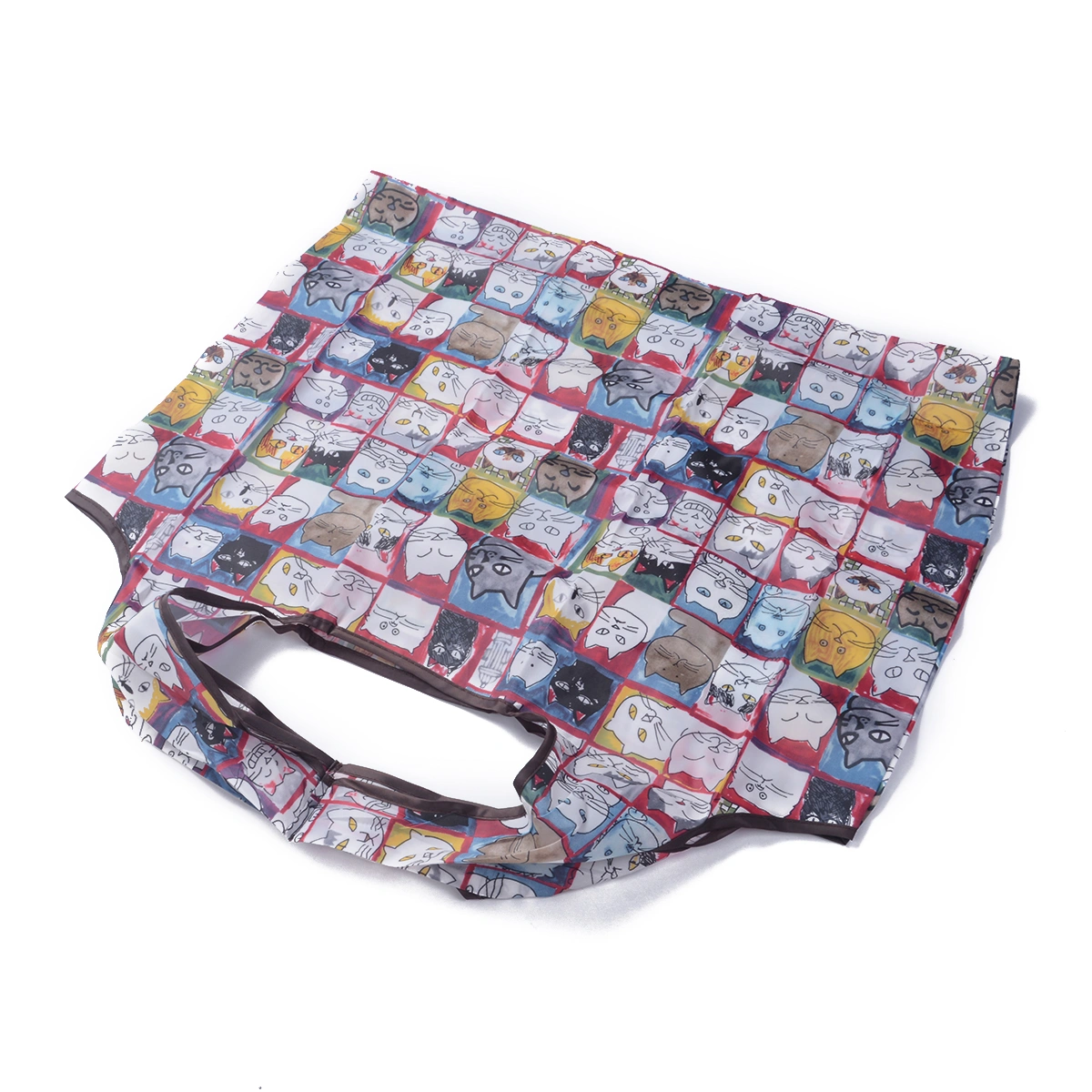 Large Capacity Portable Washable Eco-Friendly Cartoon Print Tote Bag