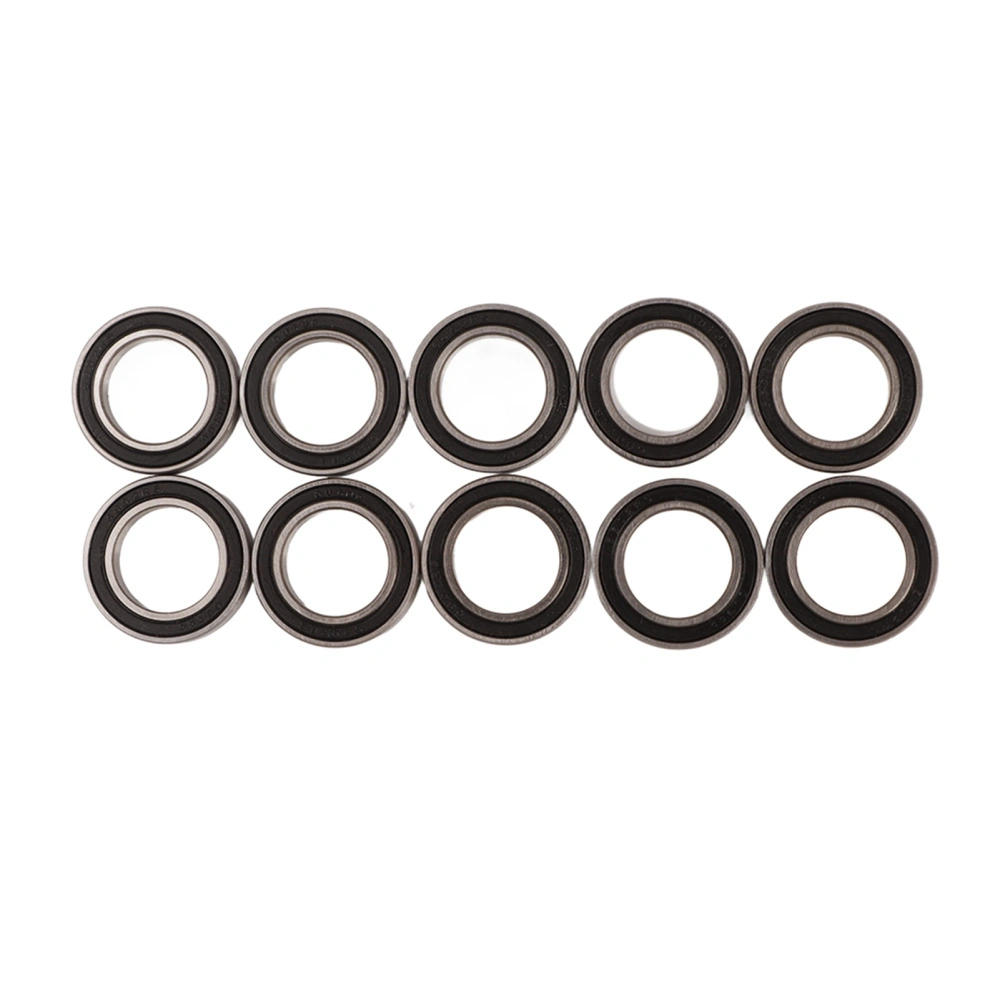 10pcs 6802RS Rubber Sealed Deep Groove Ball Bearings 15mm*24mm*5mm