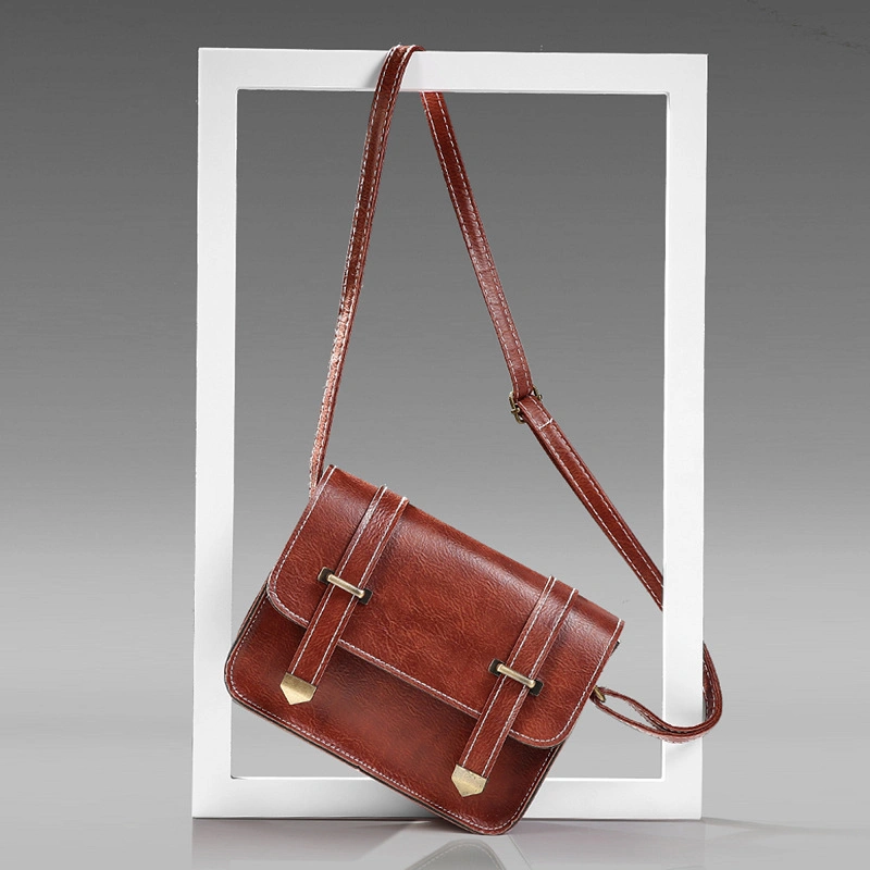 Ladies Messenger Bag Waterproof Adjustable Flip Simple Crossbody Bag