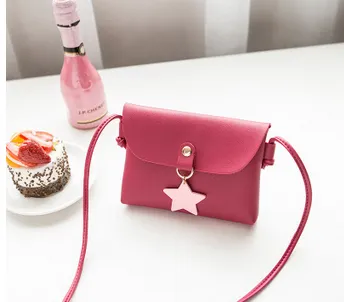 Ladies Messenger Bag Five-Pointed Star Adjustable Strap Crossbody Bag
