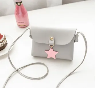 Ladies Messenger Bag Five-Pointed Star Adjustable Strap Crossbody Bag