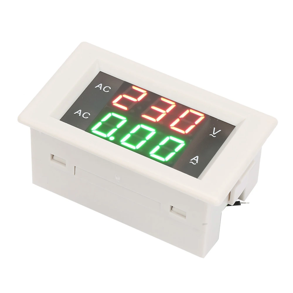 White YB4835VA High Accuracy Sine Wave Current Digital Display Dual Meter Amperemeter Voltmeter