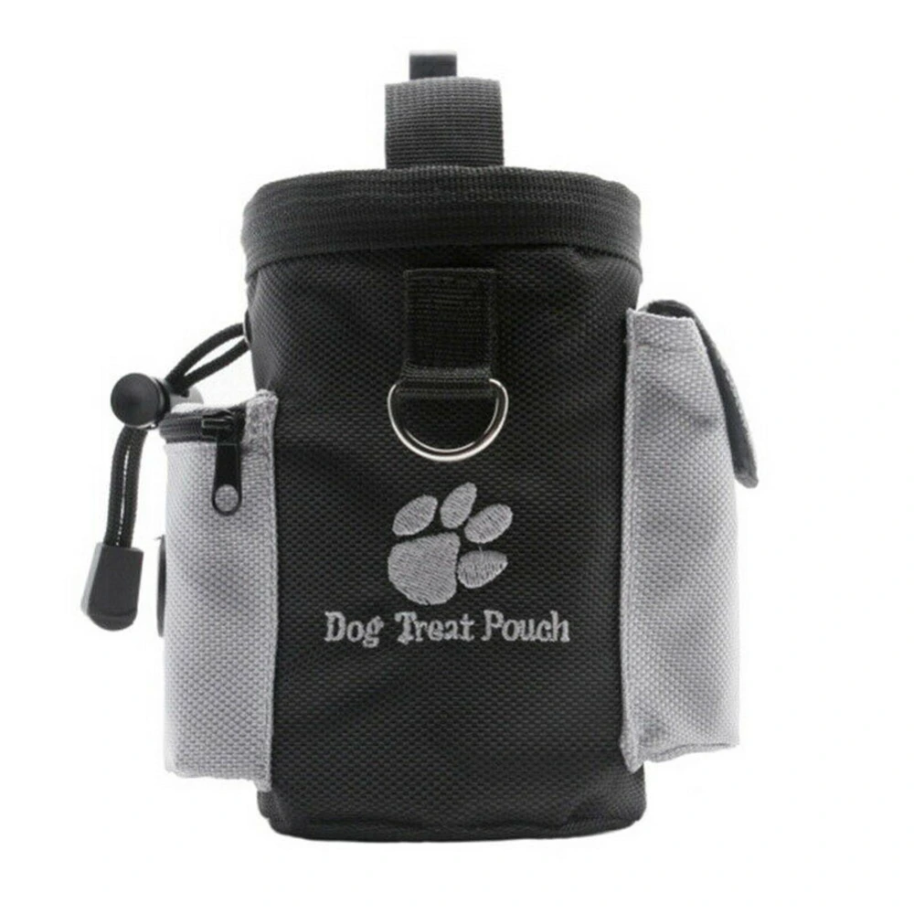 Dog Treat Training Pouch with Buckle, Puppy Kibble Snack Carrier Bait Food Bag