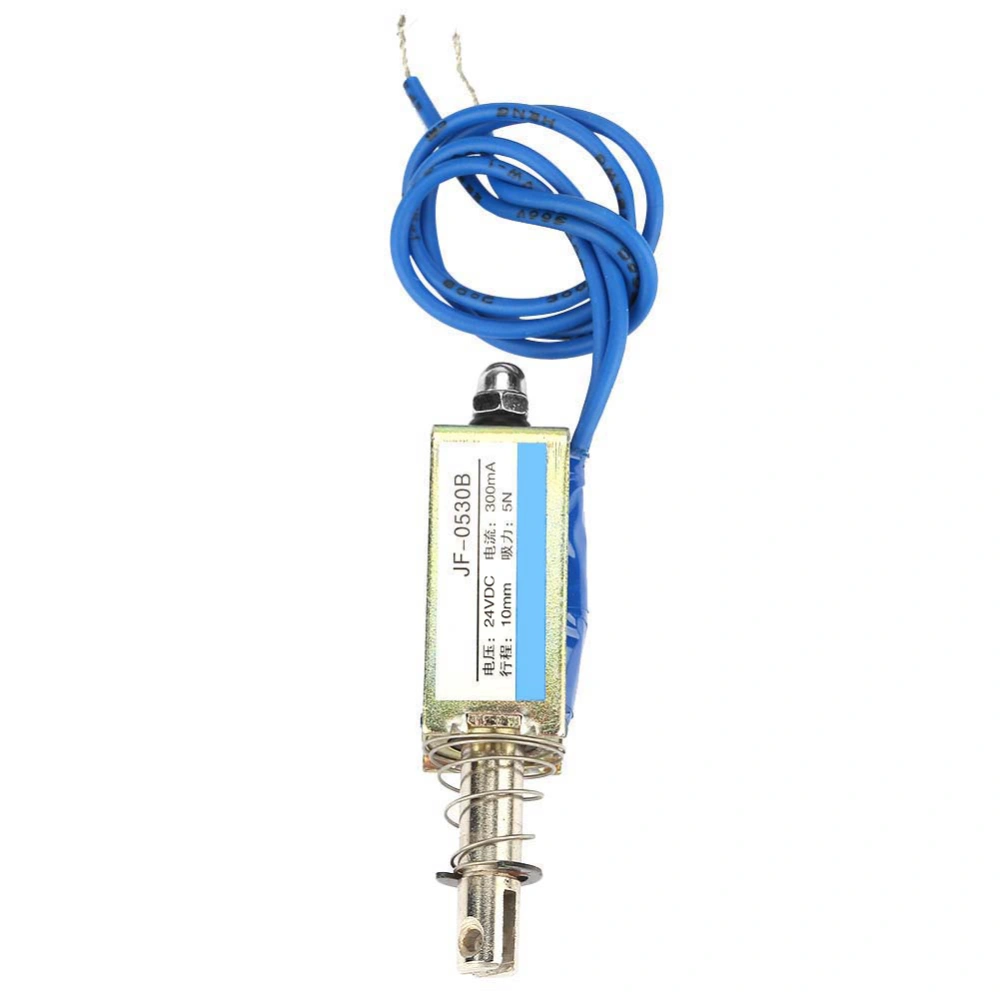 Automation Control 6/12/24V DC 300mA DC Pull Electromagnet 5N Retractable Range 10mm(24V)