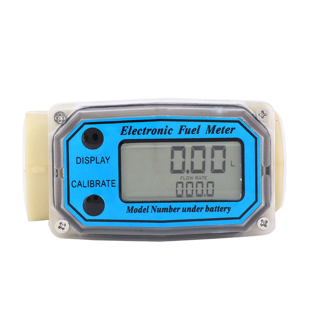 Mini Digital Turbine Flowmeter Diesel Fuel Flow Meter 0‑90L/min 25‑150L/min 35‑250L/min 1" NPT