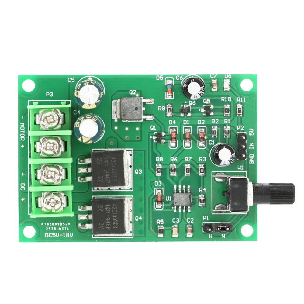 DC5-18V High Power PWM DC Motor Speed Controller Motor Driver Board