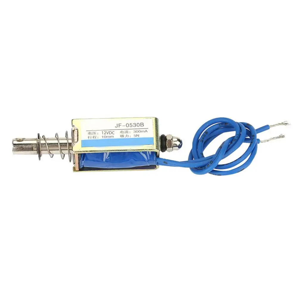 Automation Control 6/12/24V DC 300mA DC Pull Electromagnet 5N Retractable Range 10mm(12V)