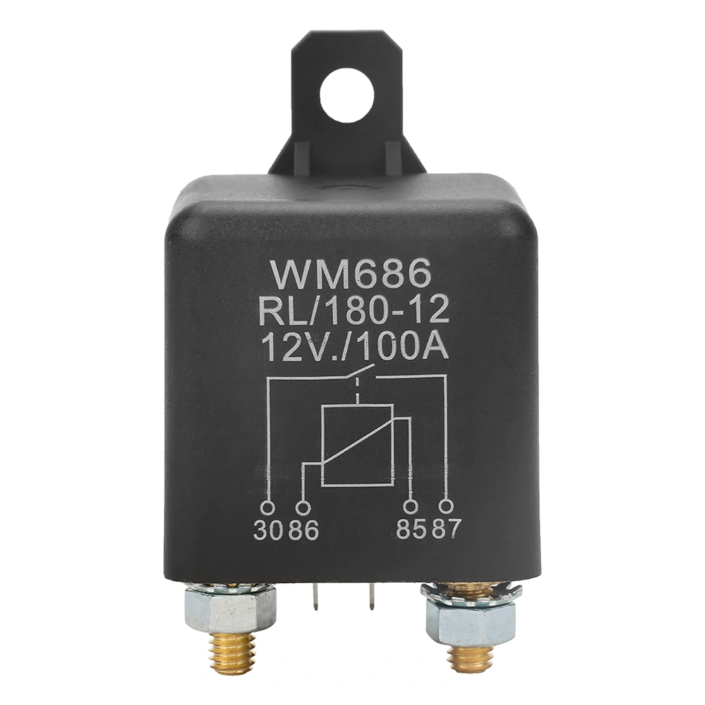 WM686 100A Normal Open Heavy Duty Car Starter Relay for Control Battery ON/OFF RL/180 DC 12V