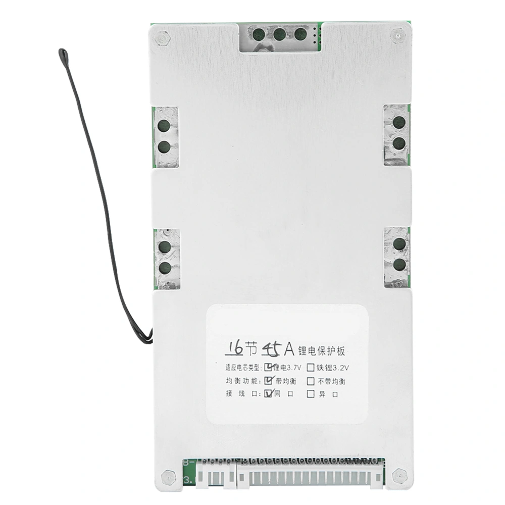 16S 45A Lithium Battery Charging Protection Board BMS PCB with Balance Charging