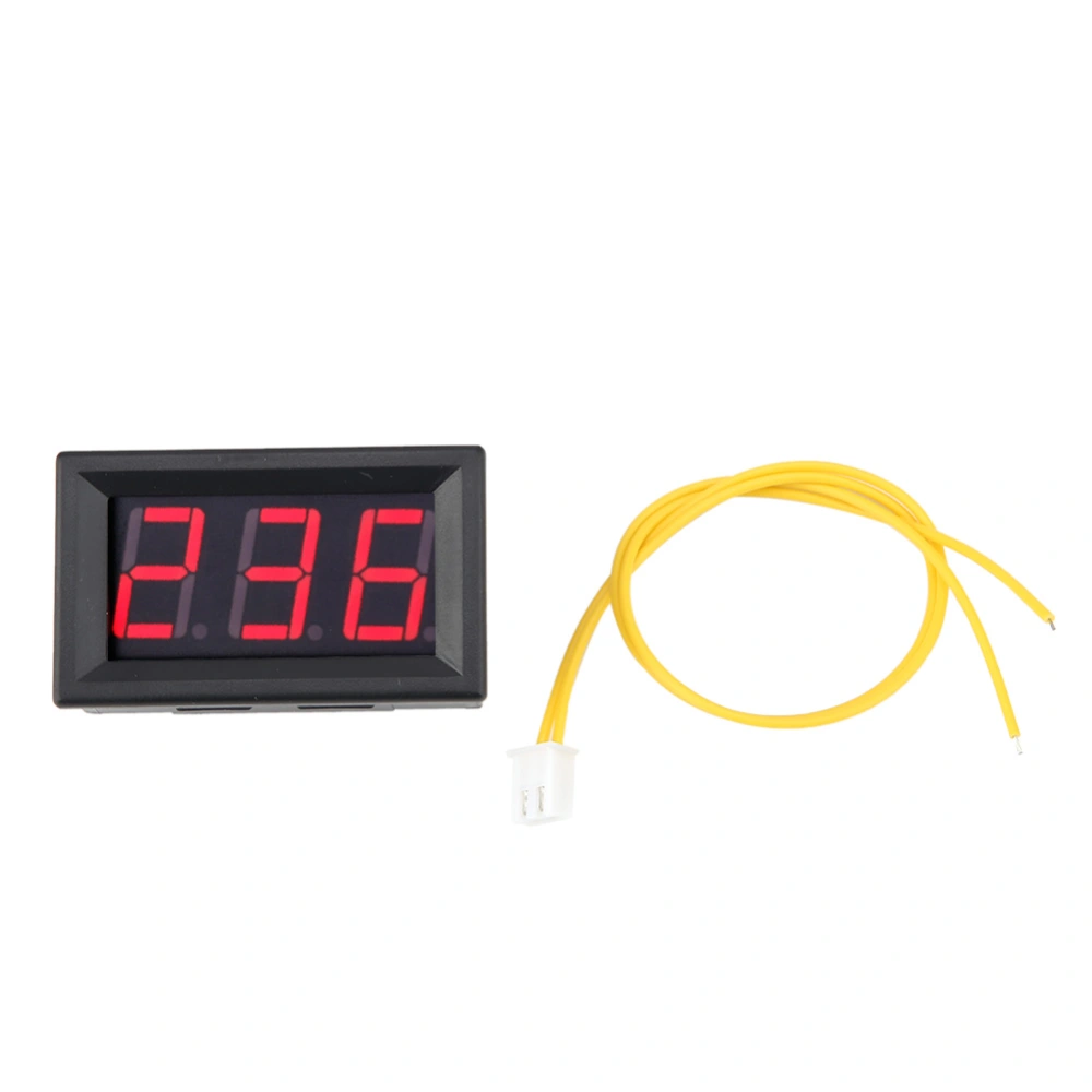 Digital Voltmeter 0.56inch Two Wire AC 70-380V Digital LED Display Voltage Meter (Red)