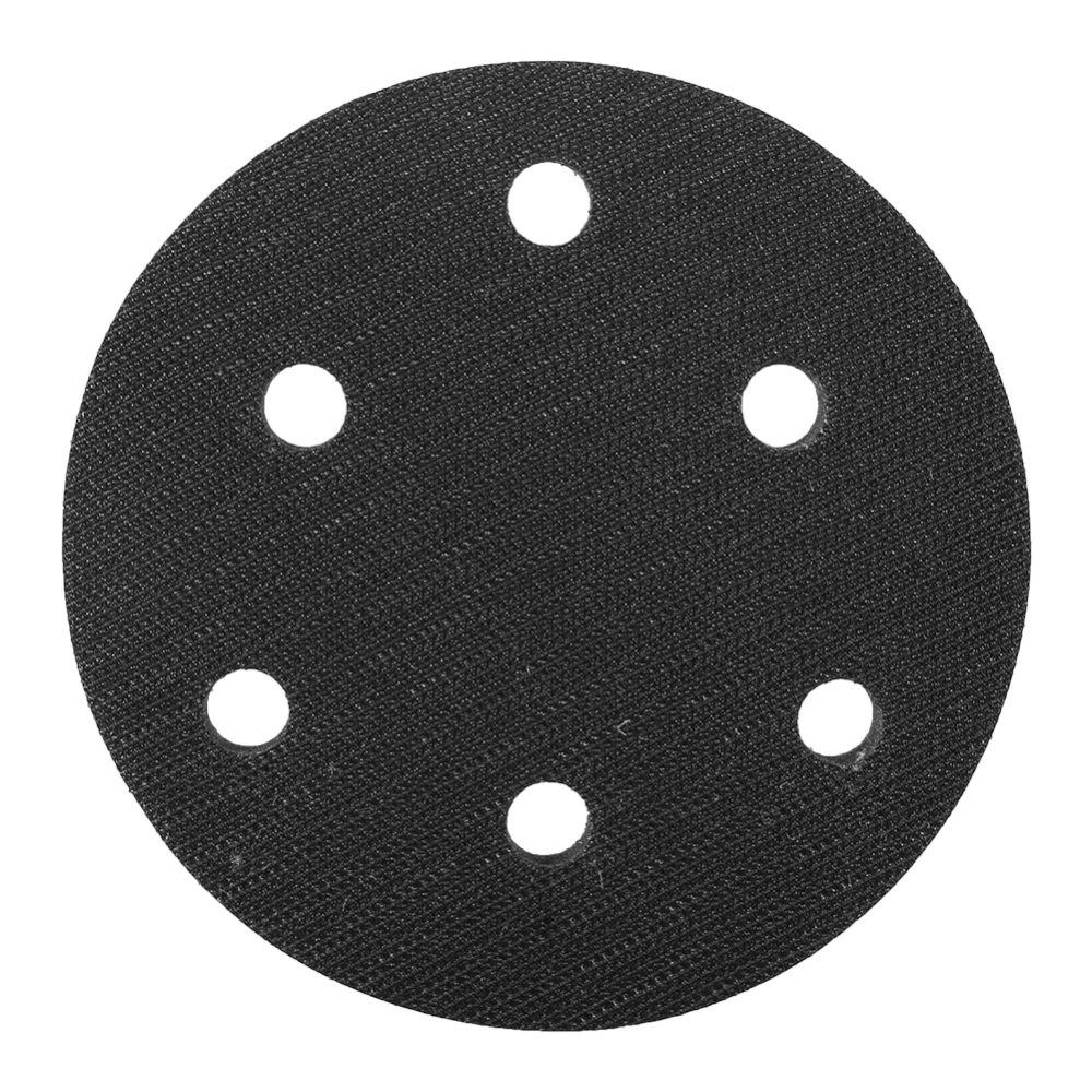 125mm Diameter Soft Buffer Sponge Interface Cushion Pad for Sanding Pads (6 holes)