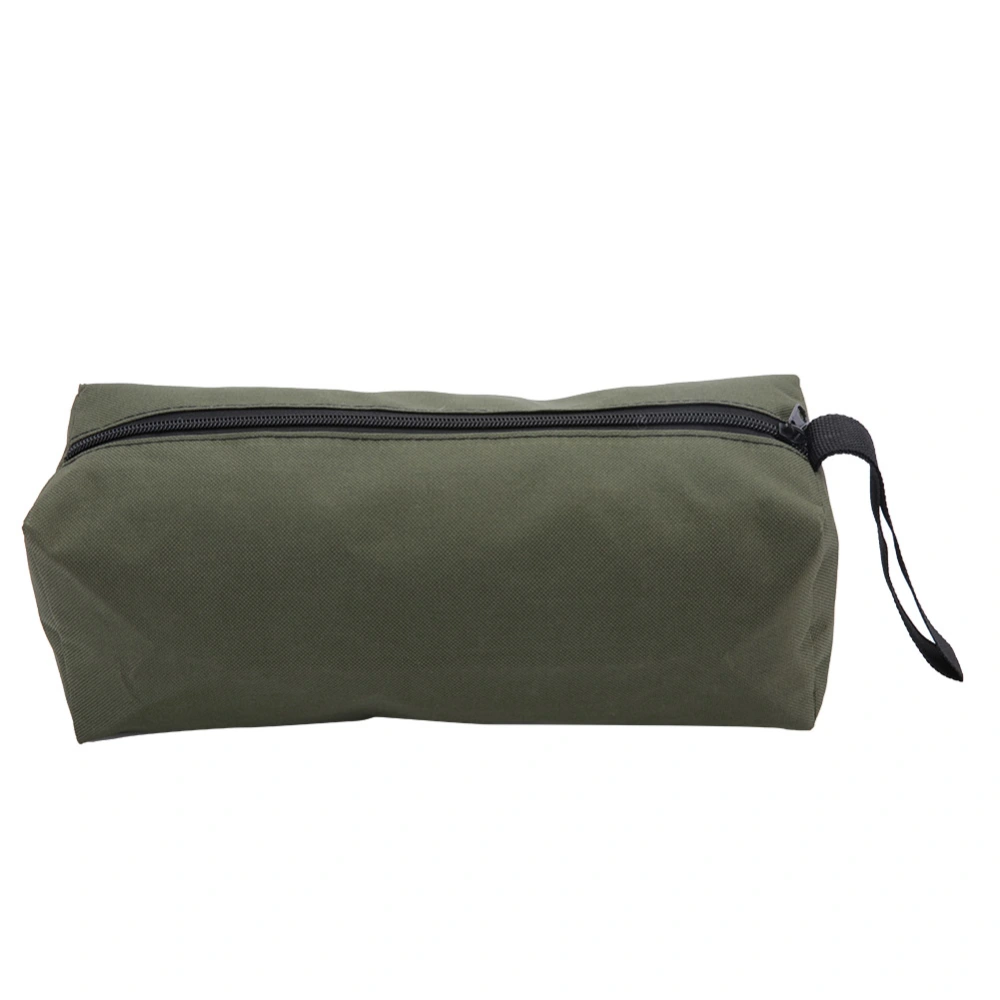 Multifunctional Tool Bag Zipper Tool Pouch for Pliers Screws Repair Hardware Tools (Deep Green)