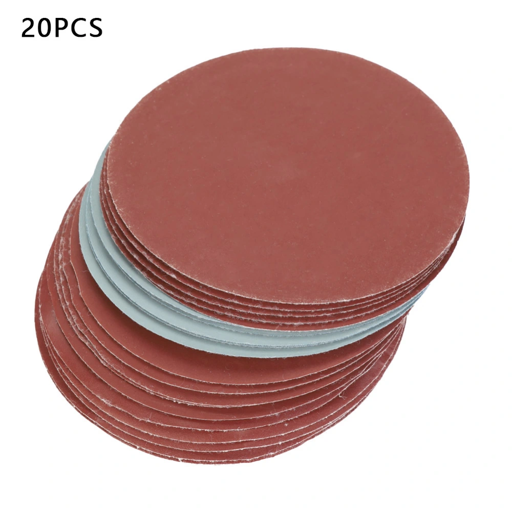 20PCS 5-inch Durable Round Shape Sanding Discs 1000 1500 2000 3000# Grit Sand Papers