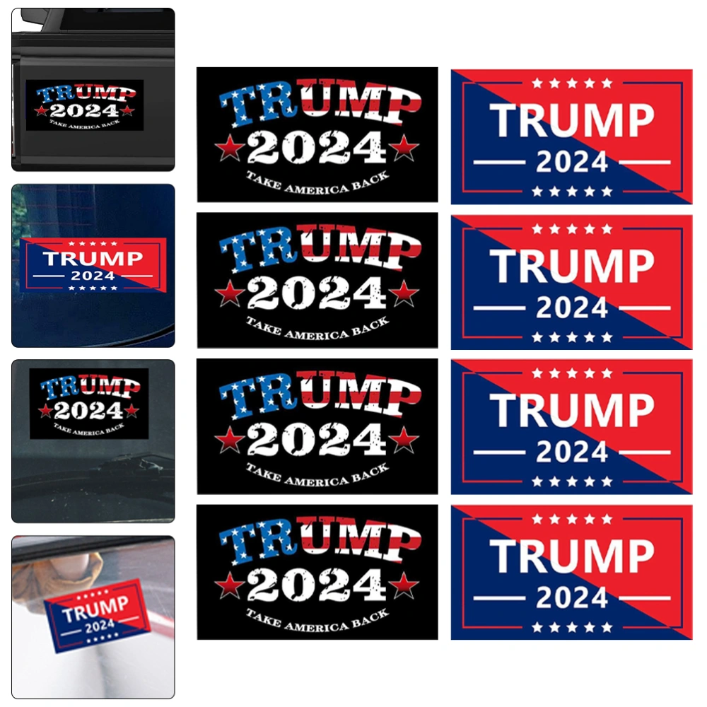 20pcs 2024 Election Trump Sticker Beautiful America Election Sticker for Outdoor Garden (Colorful)