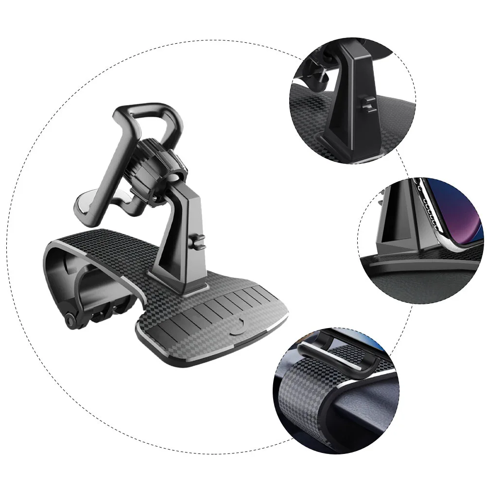 Car Phone Holder Navigation Dashboard Phone Holder Phone Clip Bracket (Hollow)