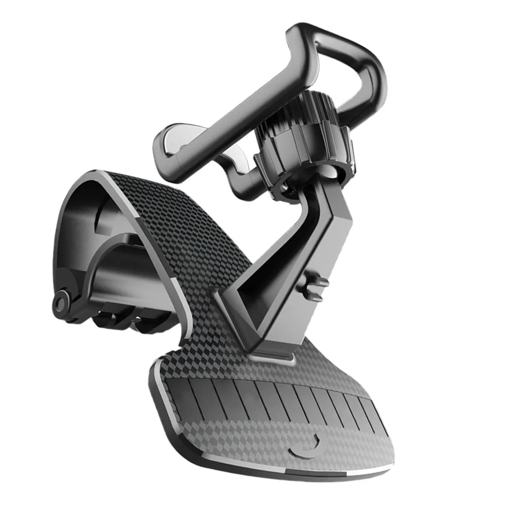Car Phone Holder Navigation Dashboard Phone Holder Phone Clip Bracket (Hollow)