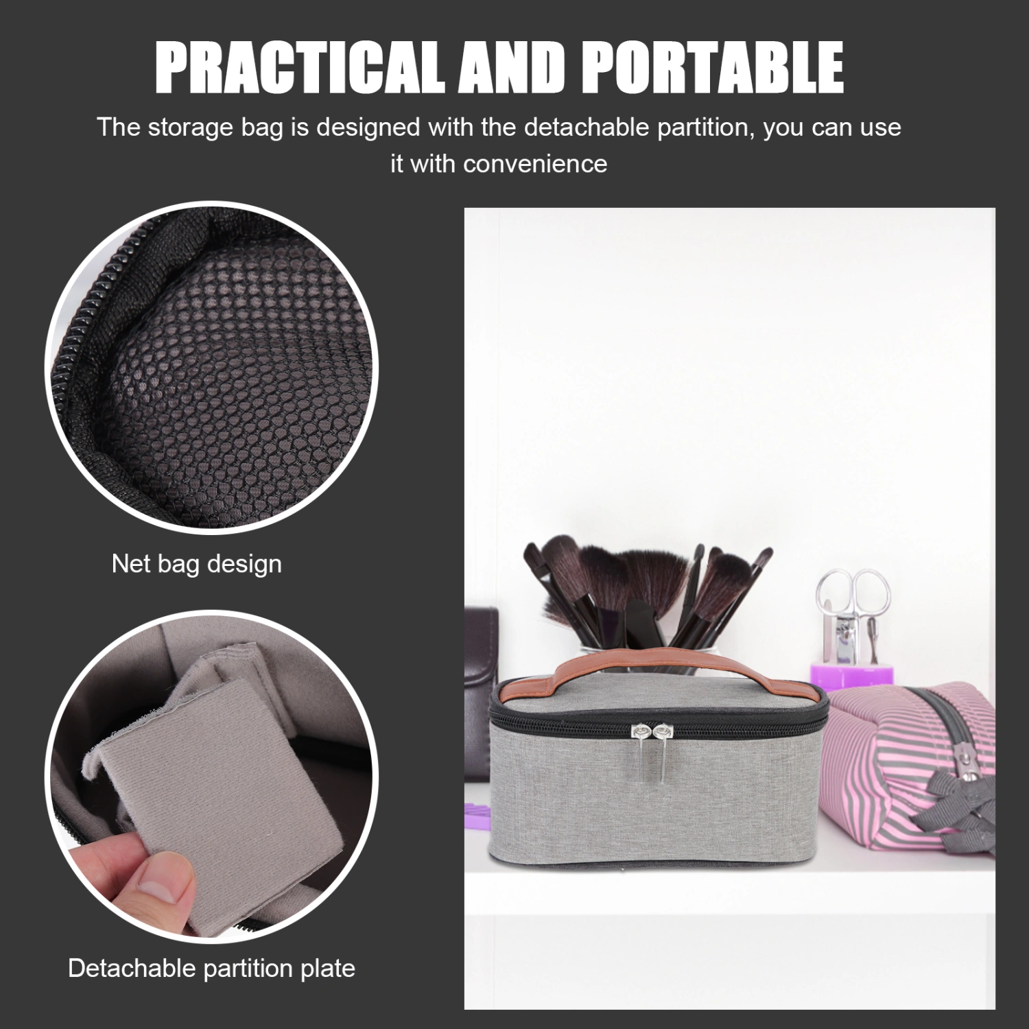 Oxford Cloth Bag Small Items Organizer Portable Storage Bag Jewelry Storage Bag