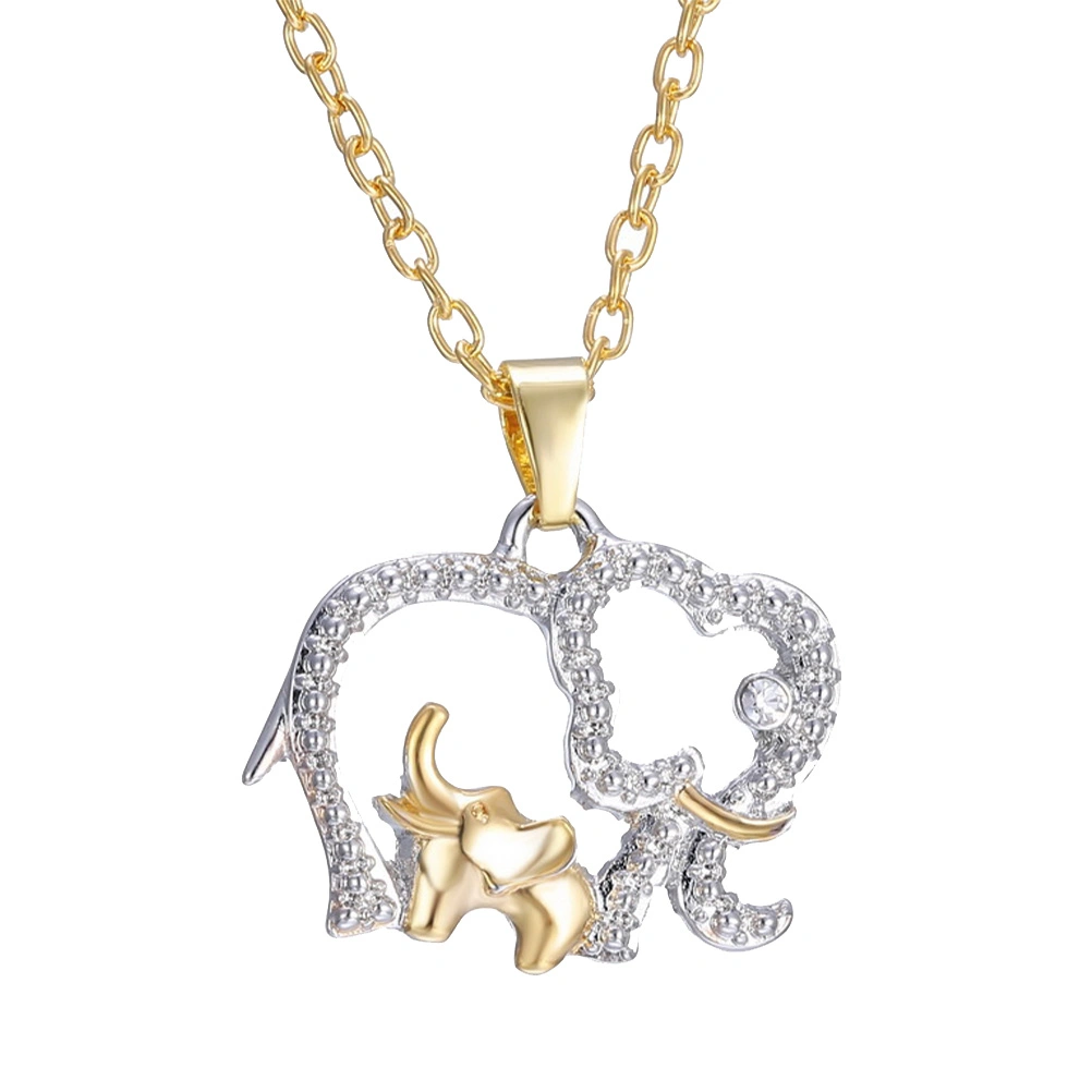 1pc Fashion Animal Shape Necklace Delicate Elephant Shape Pendant Necklace