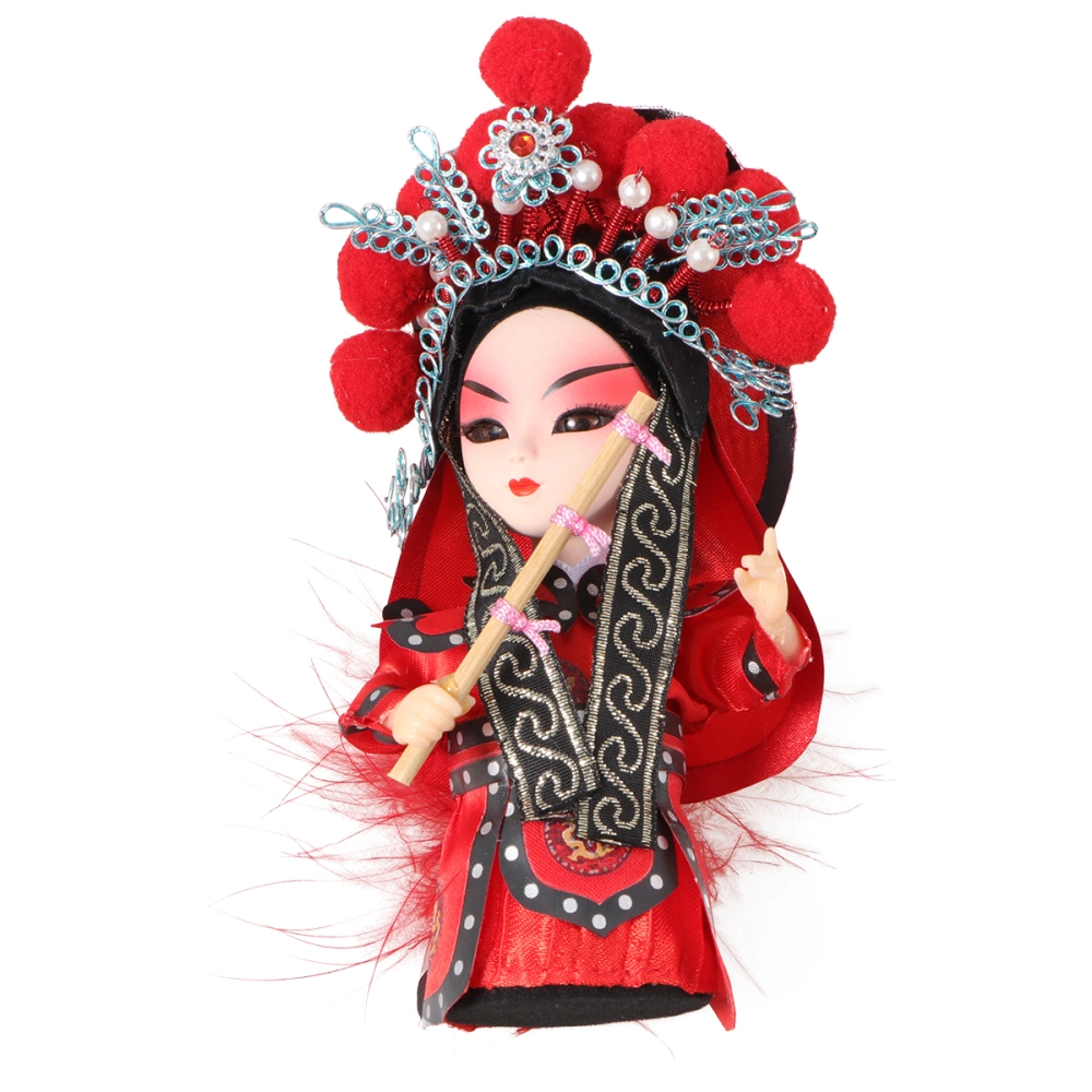 1PC Tangrenfang Doll Crafts Ornaments Foreign Affairs Gift Cartoon Q Version Dolls Hua Mulan Doll Home Decoration