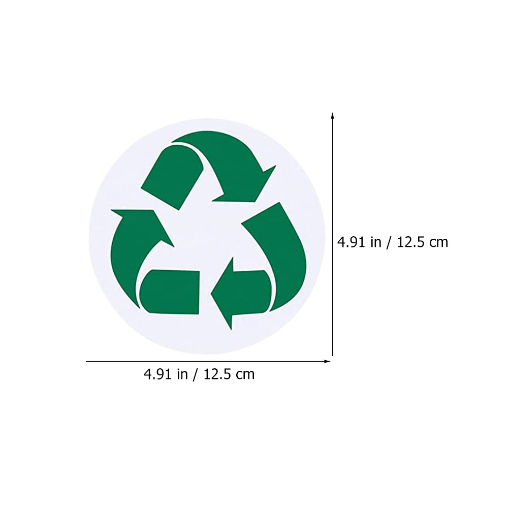 1 Set Trash Can Recycle Stickers Waste Sorting Decal Sticker Recycling Bin Signs Trash Can Decals