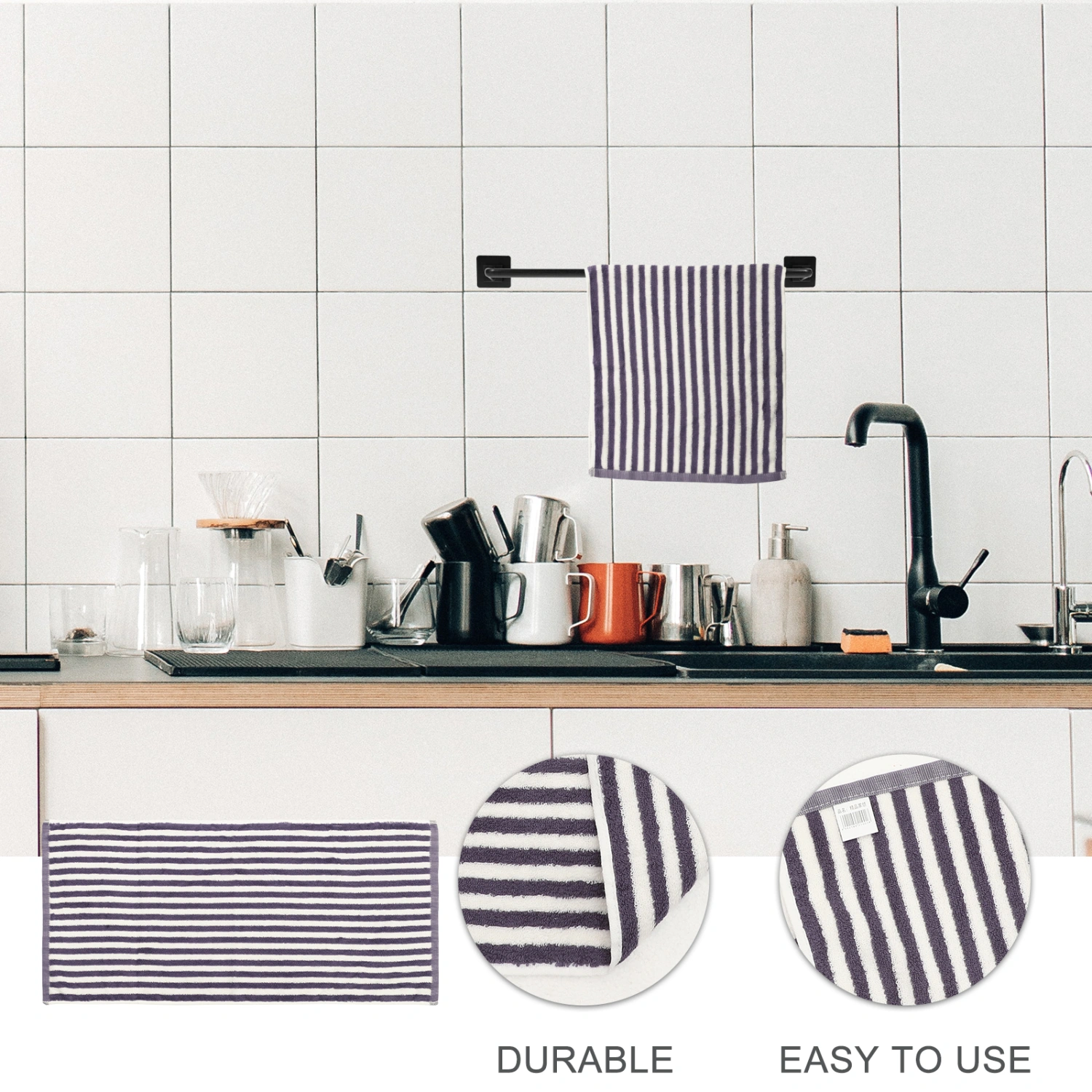 Dish Towel Cotton Cleaning Towel Super Absorbent Dish Towel Tableware Cleaning Towel Kitchen Towel